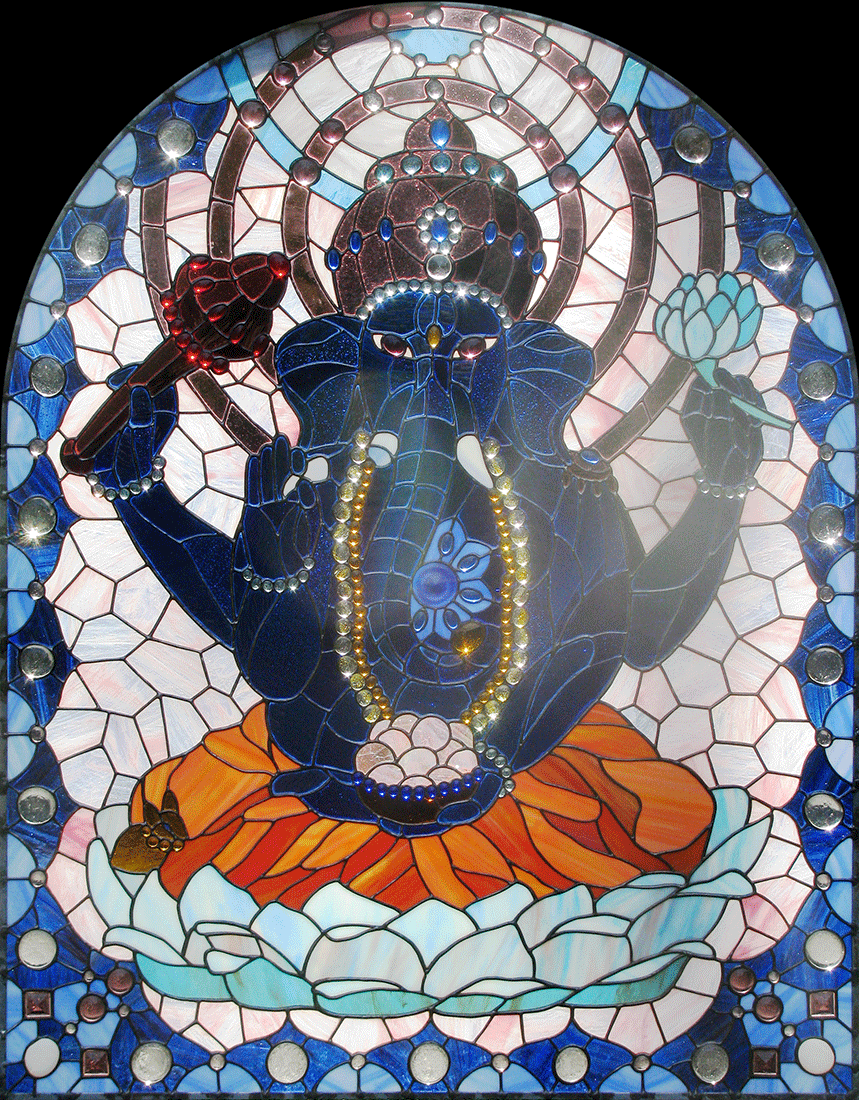 Stained Glass, Ganesha